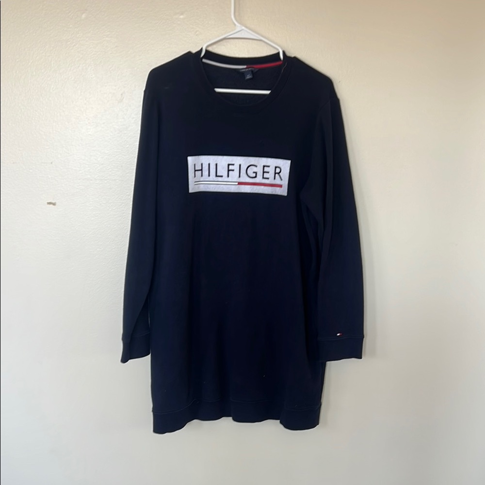 Tommy Hilfiger Blue Sweatshirt Dress